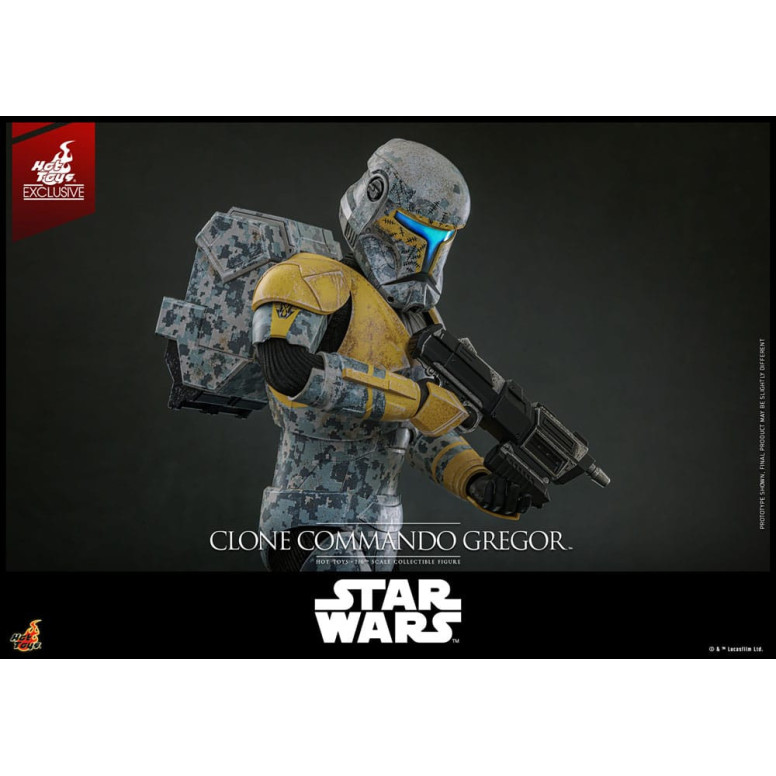 Hot Toys Star Wars - Clone Commando Gregor - The Clone Wars 1/6 Hot Toys Exclusive