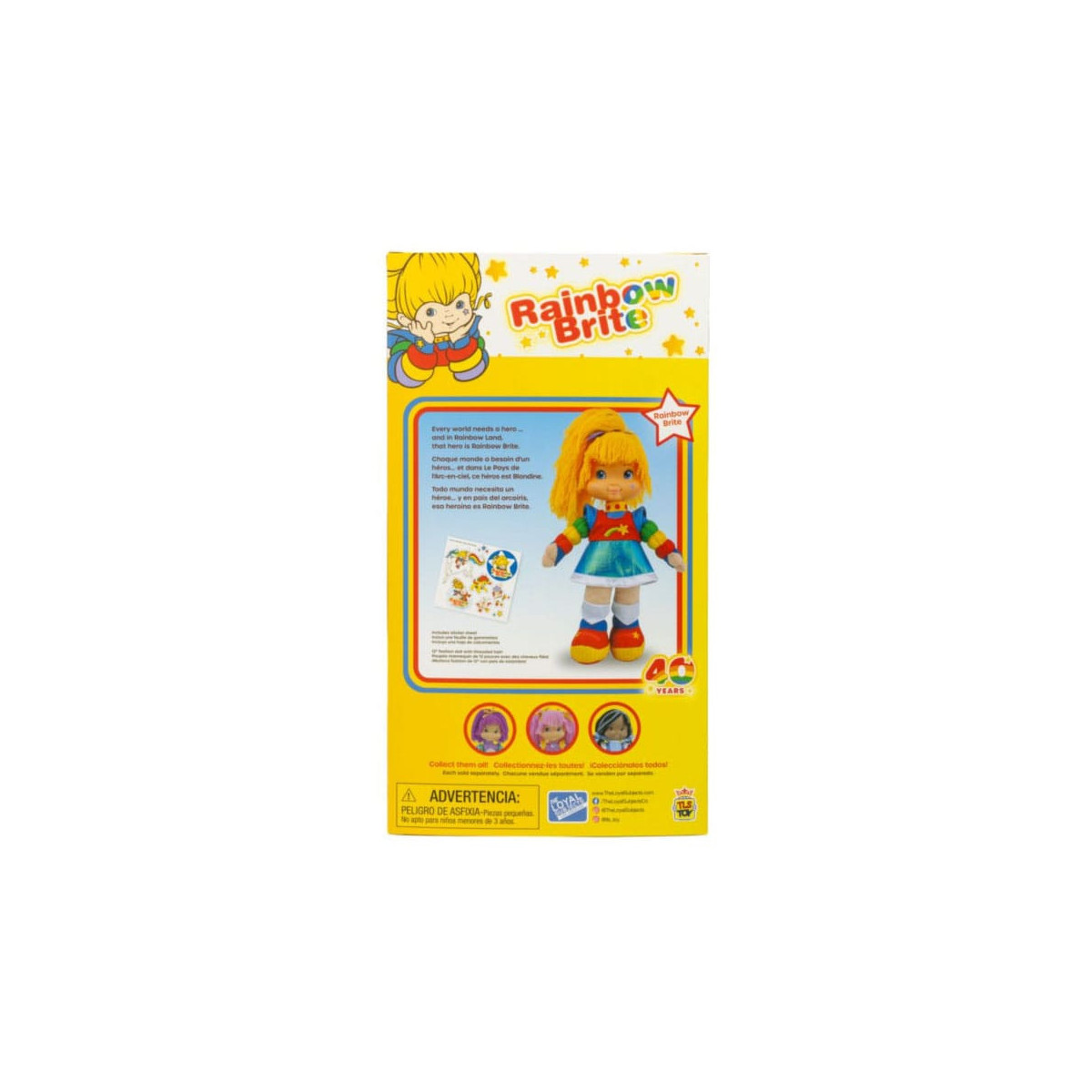 Los fieles súbditos - Rainbow Brite Rag Doll - Muñeca rubia en el país del arco iris