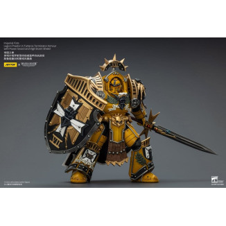 Joytoy - Warhammer - Imperial Fists - Pretor de la Legión con Armadura de Tartaros Terminator con Espada de Poder y Escudo de To