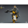 Joytoy - Warhammer - Imperial Fists - Bibliotecario Cónsul con Hacha de Fuerza y Pistola de Proyectiles 1/18
