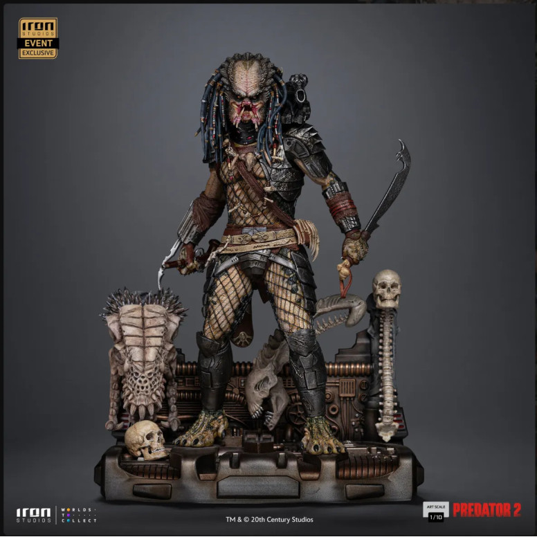 Iron Studios Predator 2 - Elder Predator CCXP 2025 exclusivo - Art Scale 1/10