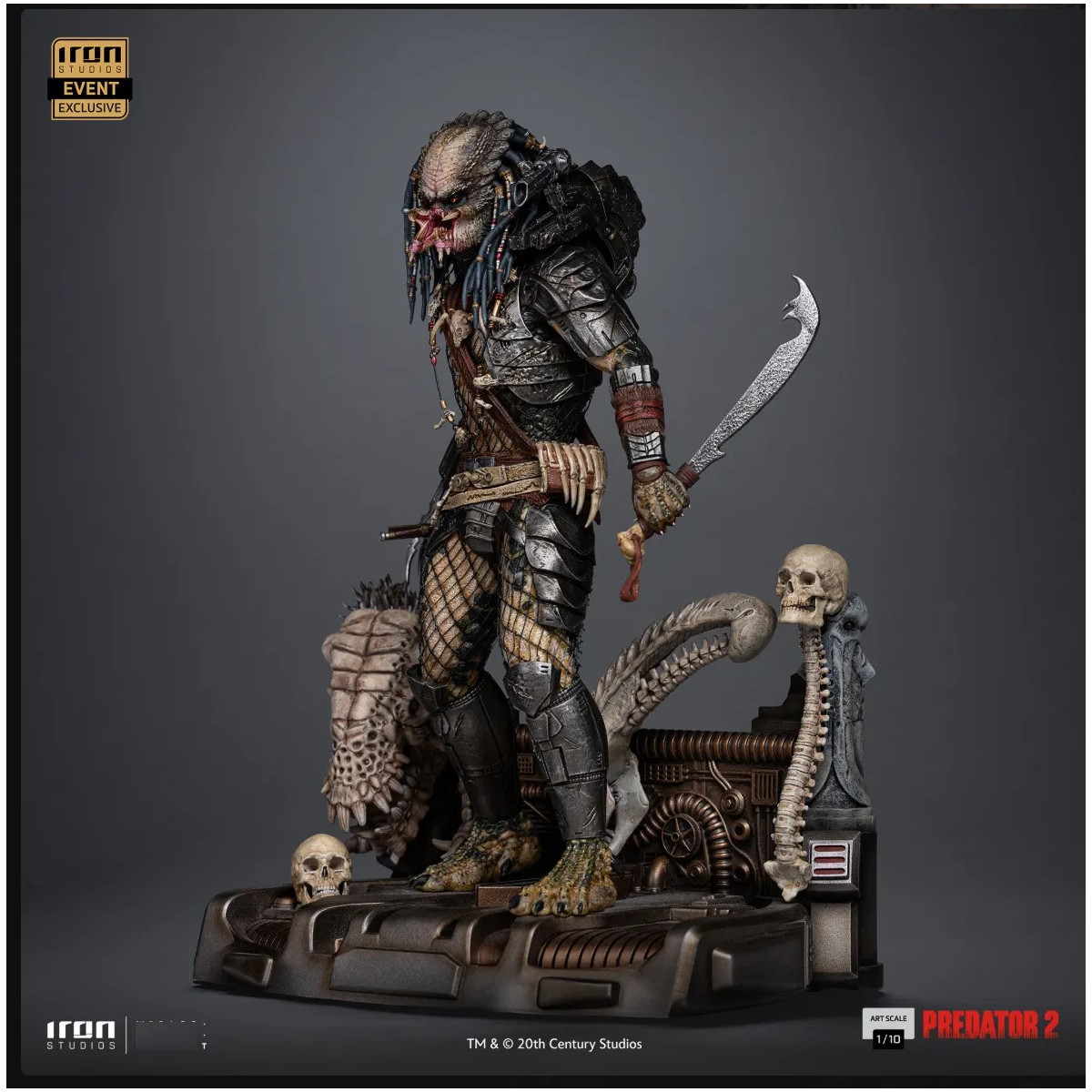 Iron Studios Predator 2 - Elder Predator CCXP 2025 exclusivo - Art Scale 1/10