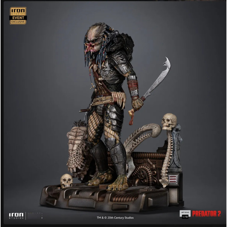 Iron Studios Predator 2 - Elder Predator CCXP 2025 exclusivo - Art Scale 1/10