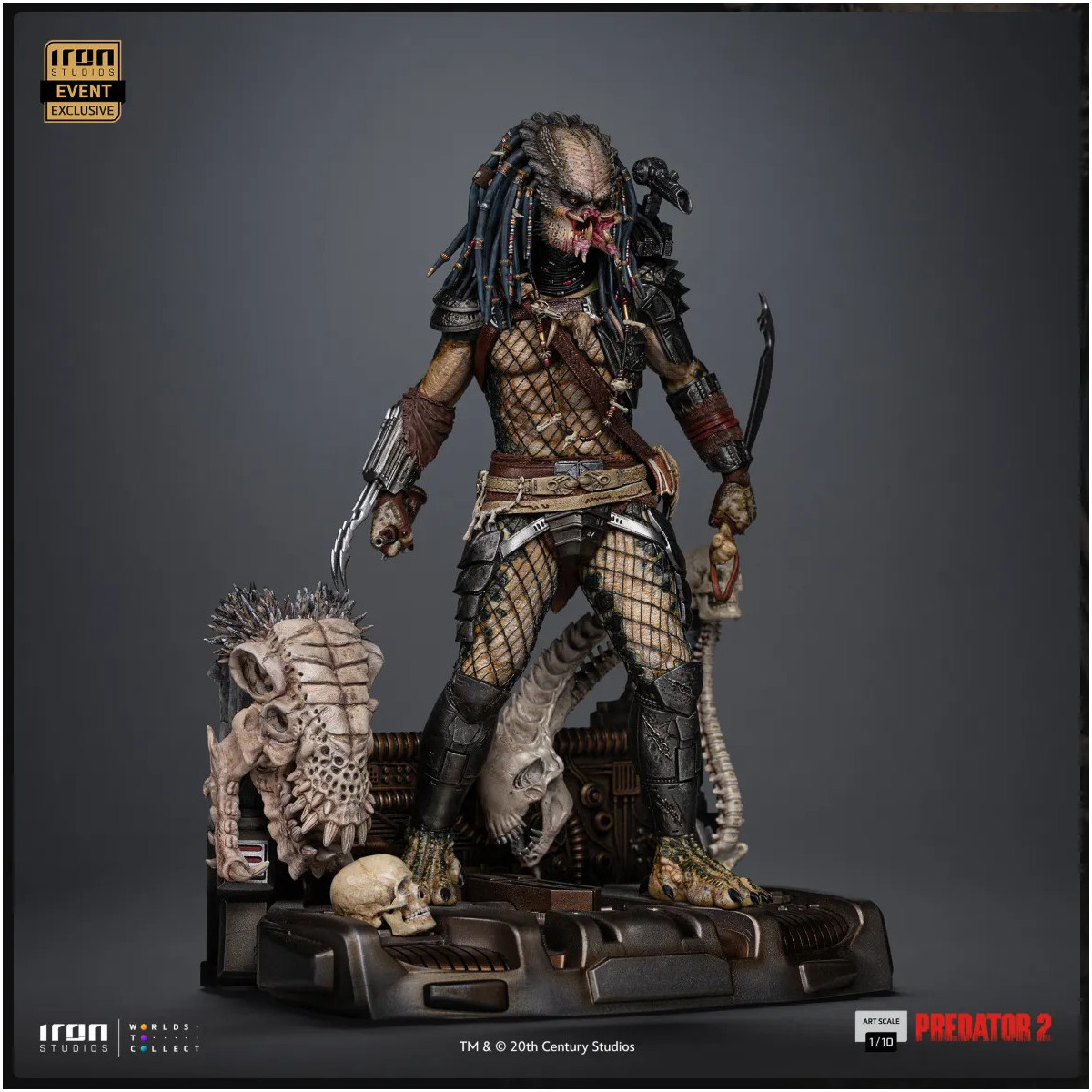 Iron Studios Predator 2 - Elder Predator CCXP 2025 exclusivo - Art Scale 1/10