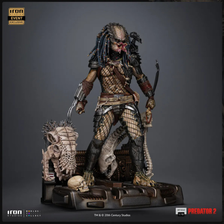 Iron Studios Predator 2 - Elder Predator CCXP 2025 exclusivo - Art Scale 1/10