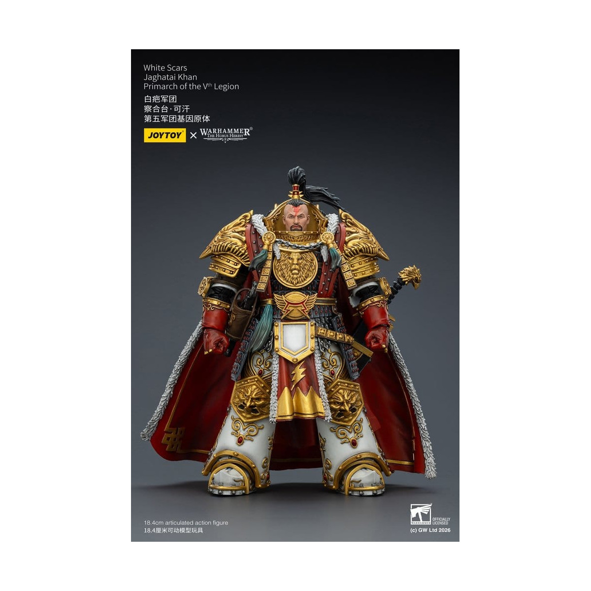 JoyToy Space Marines - Cicatrices Blancas - Jaghatai Khan Primarca de la Vª Legión 1/18 - La Herejía de Horus