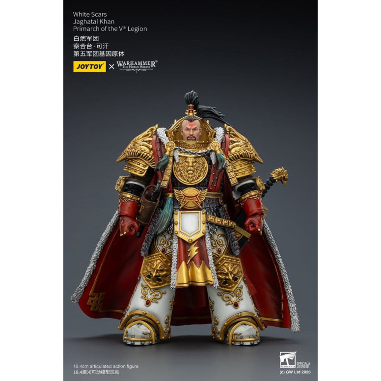 JoyToy Space Marines - Cicatrices Blancas - Jaghatai Khan Primarca de la Vª Legión 1/18 - La Herejía de Horus