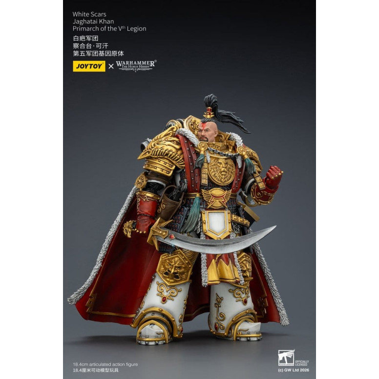 JoyToy Space Marines - Cicatrices Blancas - Jaghatai Khan Primarca de la Vª Legión 1/18 - La Herejía de Horus