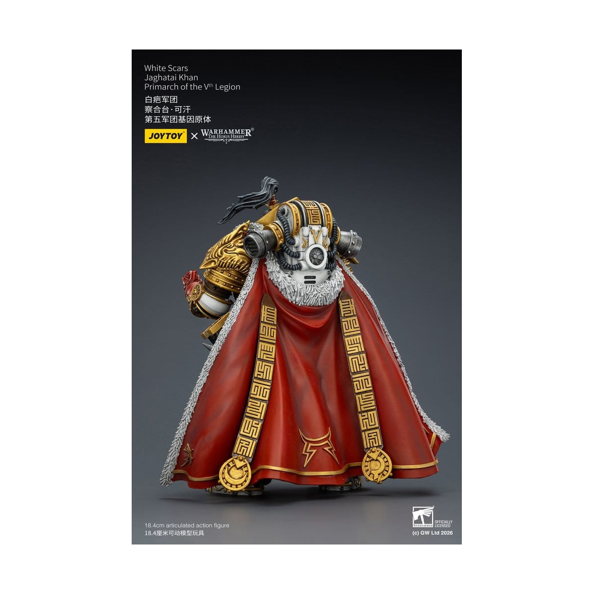 JoyToy Space Marines - Cicatrices Blancas - Jaghatai Khan Primarca de la Vª Legión 1/18 - La Herejía de Horus