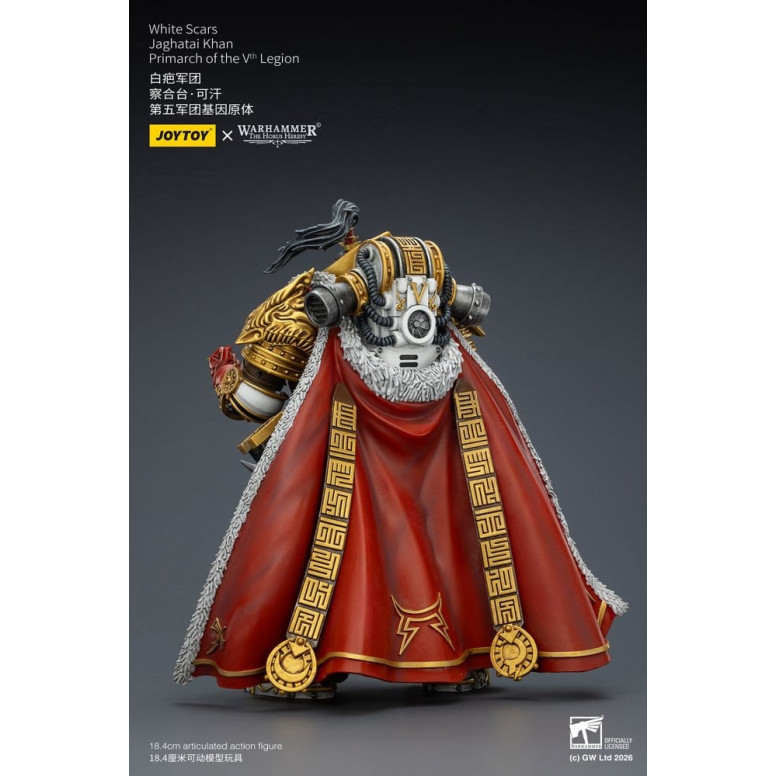 JoyToy Space Marines - Cicatrices Blancas - Jaghatai Khan Primarca de la Vª Legión 1/18 - La Herejía de Horus