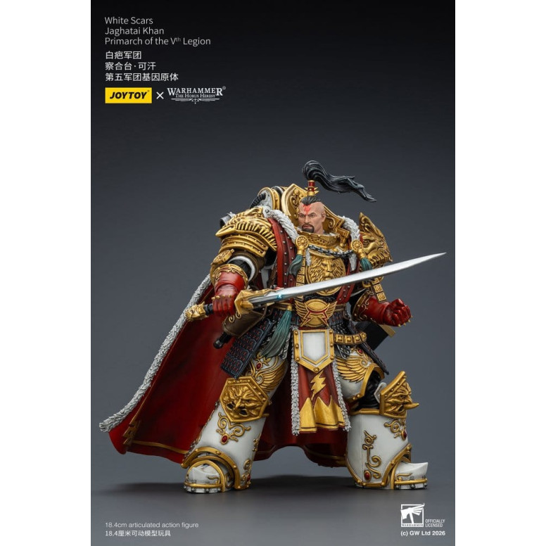 JoyToy Space Marines - Cicatrices Blancas - Jaghatai Khan Primarca de la Vª Legión 1/18 - La Herejía de Horus