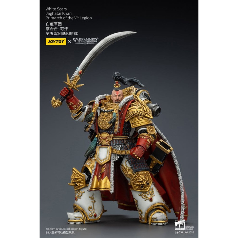 JoyToy Space Marines - Cicatrices Blancas - Jaghatai Khan Primarca de la Vª Legión 1/18 - La Herejía de Horus