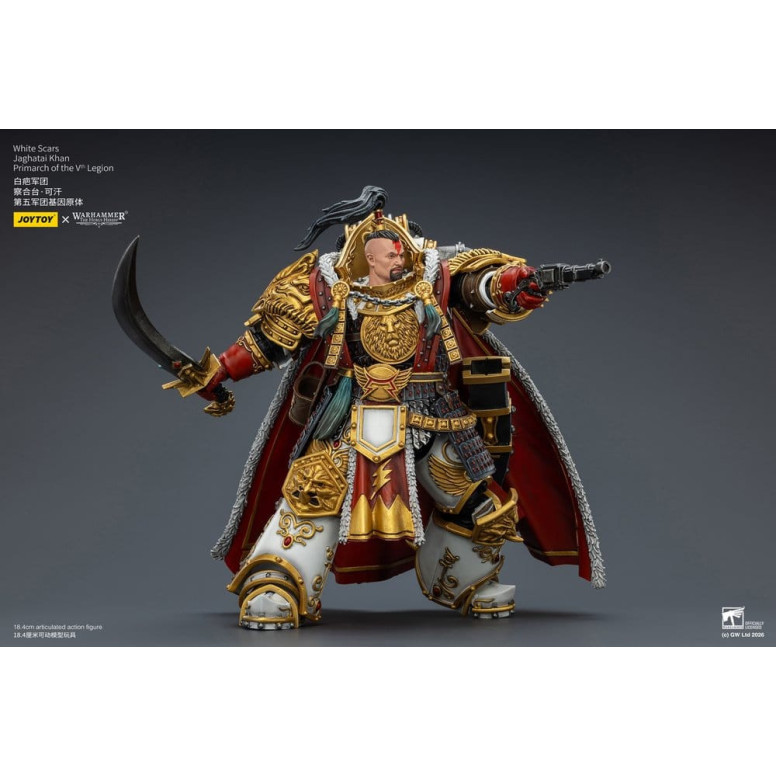JoyToy Space Marines - Cicatrices Blancas - Jaghatai Khan Primarca de la Vª Legión 1/18 - La Herejía de Horus