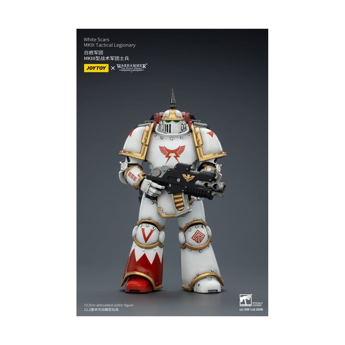 Joytoy - Warhammer - Escuadra Táctica Cicatrices Blancas Mk III - Legionario Táctico Mk III 1/18