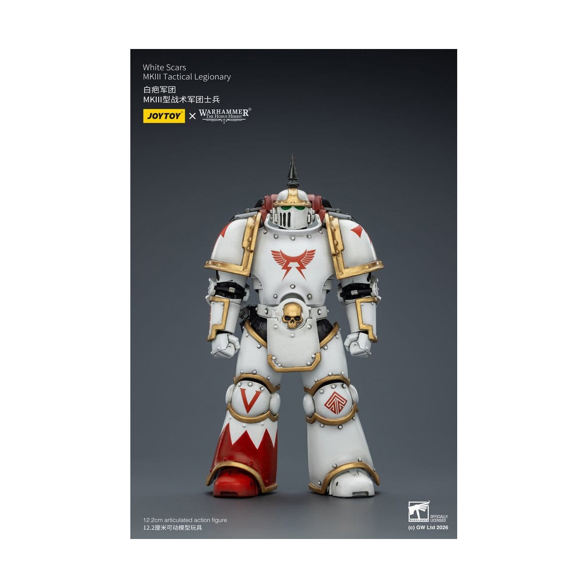 Joytoy - Warhammer - Escuadra Táctica Cicatrices Blancas Mk III - Legionario Táctico Mk III 1/18
