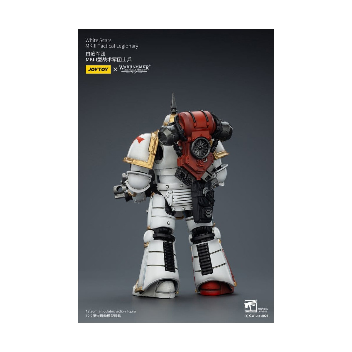 Joytoy - Warhammer - Escuadra Táctica Cicatrices Blancas Mk III - Legionario Táctico Mk III 1/18