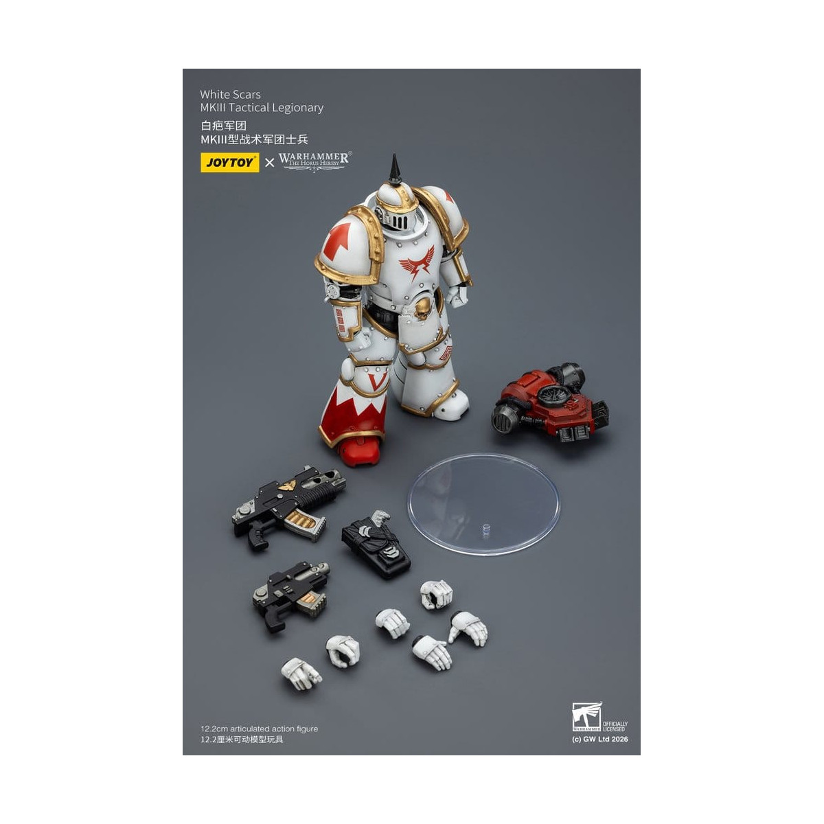 Joytoy - Warhammer - Escuadra Táctica Cicatrices Blancas Mk III - Legionario Táctico Mk III 1/18