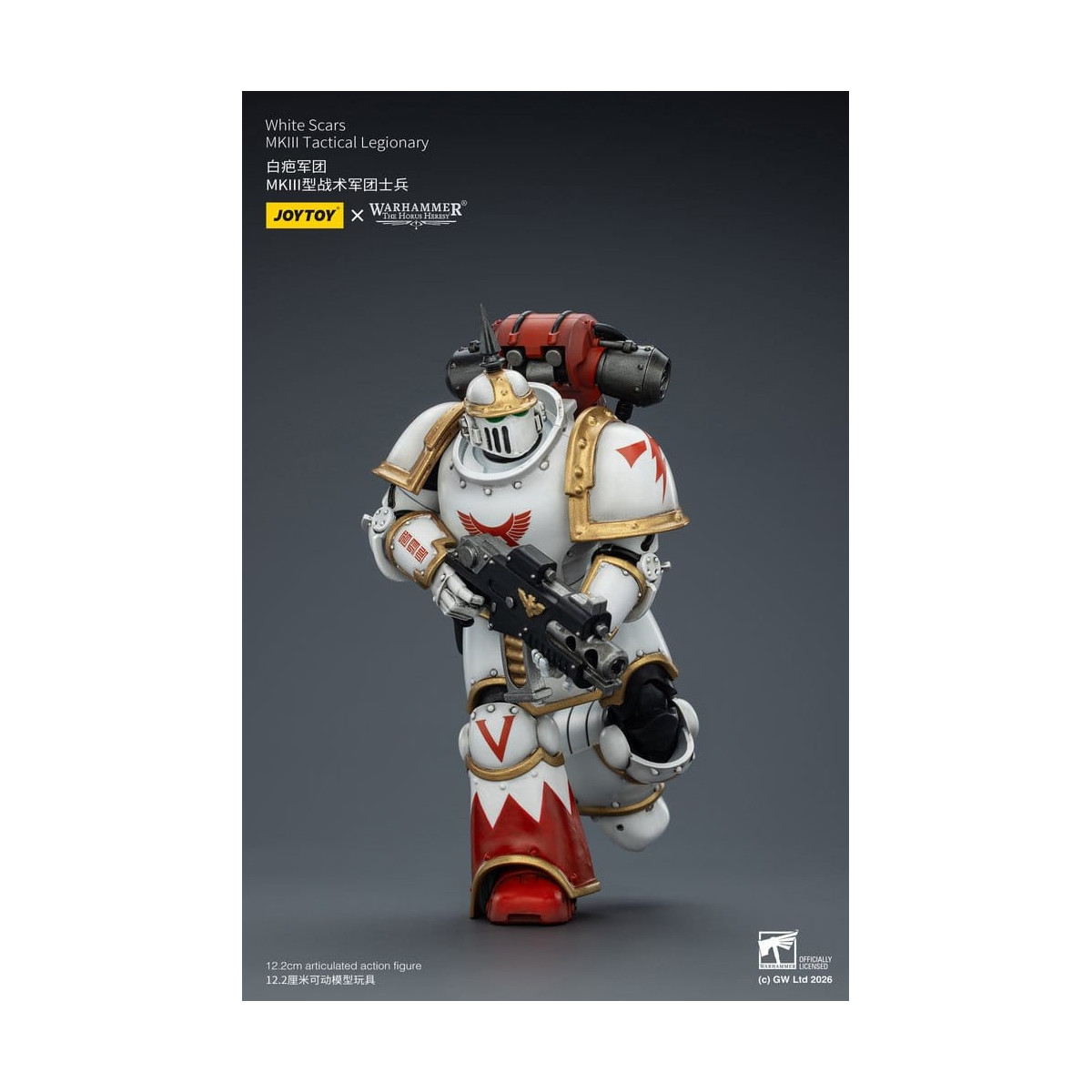 Joytoy - Warhammer - Escuadra Táctica Cicatrices Blancas Mk III - Legionario Táctico Mk III 1/18