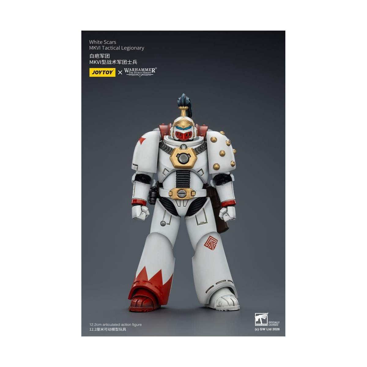 Joytoy - Warhammer - Escuadra Táctica Cicatrices Blancas Mk IV - Legionario Táctico MKVI 1/18