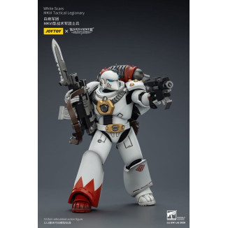 Joytoy - Warhammer - Escuadra Táctica Cicatrices Blancas Mk IV - Legionario Táctico MKVI 1/18