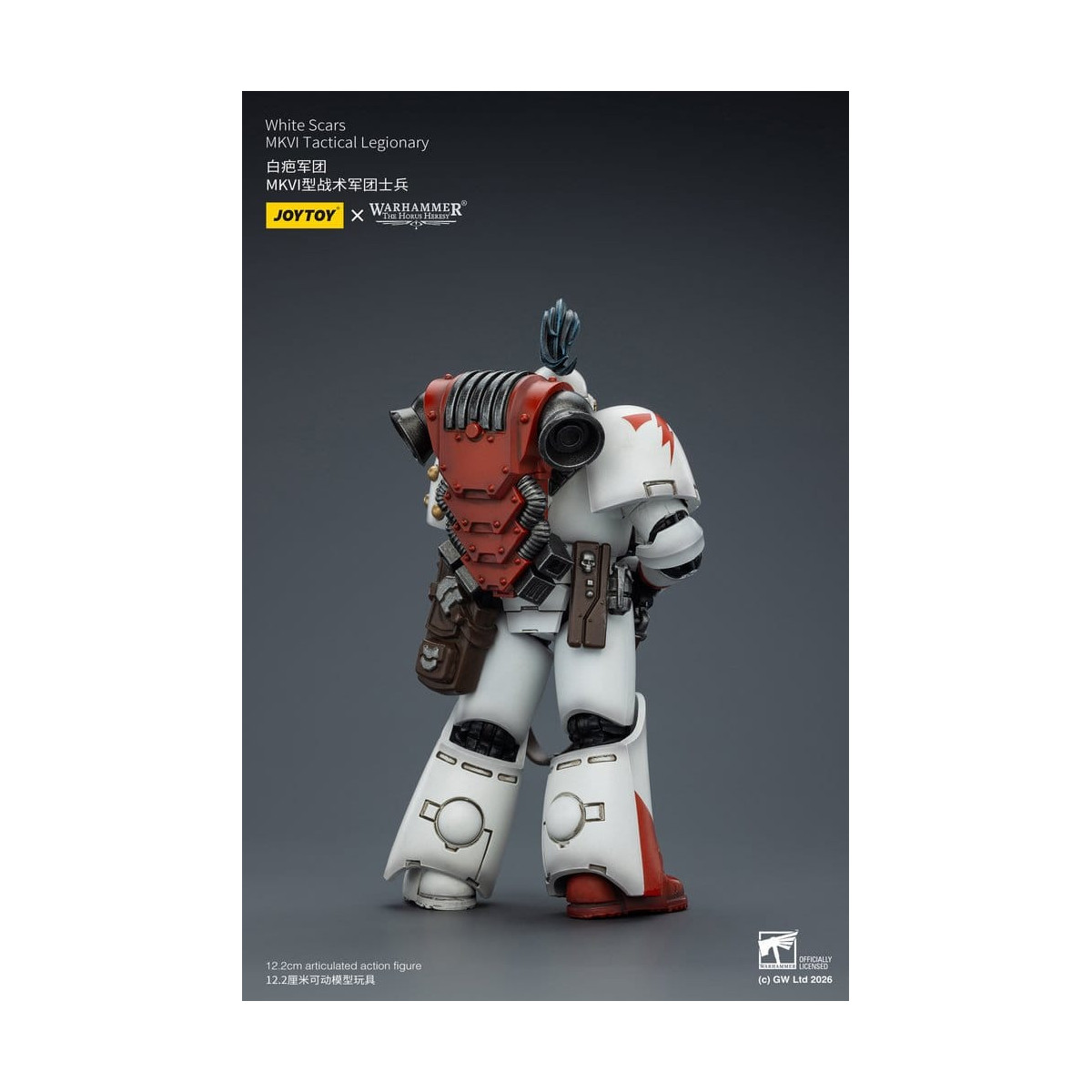 Joytoy - Warhammer - Escuadra Táctica Cicatrices Blancas Mk IV - Legionario Táctico MKVI 1/18