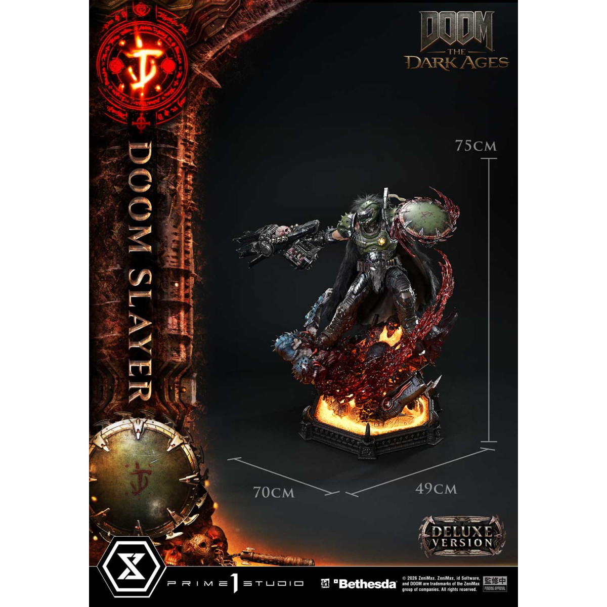 Prime 1 Studio - Doom the Dark Ages - Doom Slayer Deluxe Bonus Version.