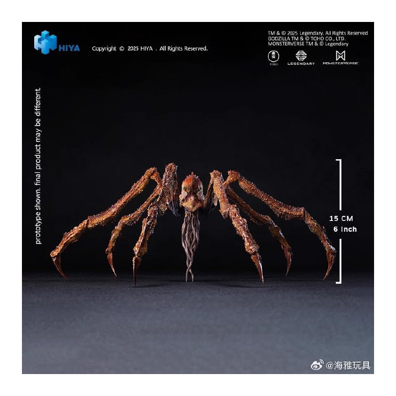 HIYA TOYS - Serie Básica Exquisita - Scylla - Godzilla x Kong: El Nuevo Imperio (2024)