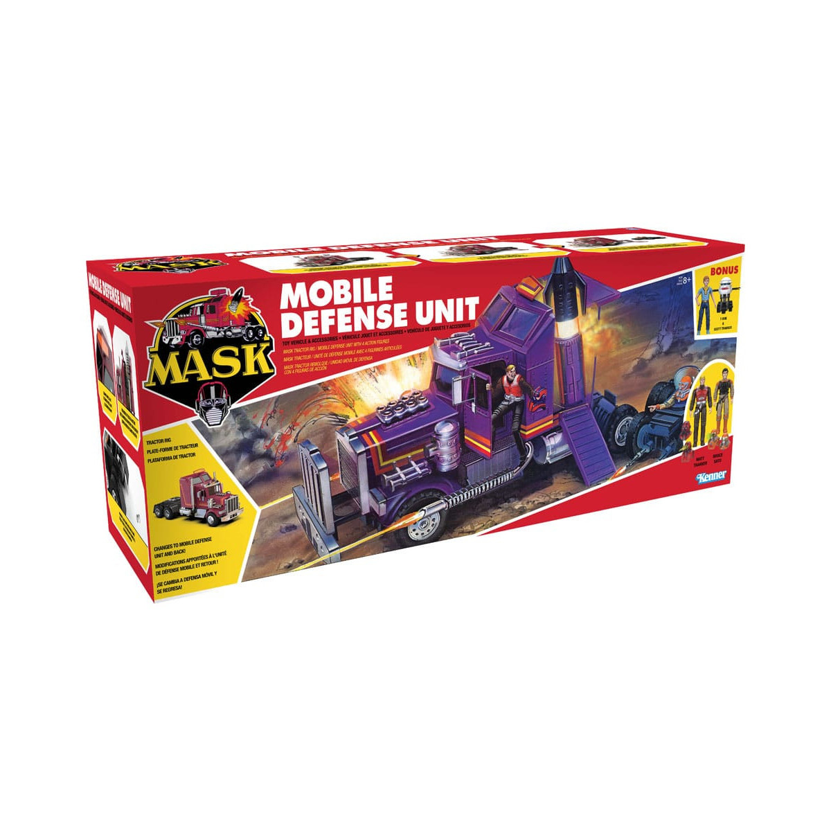 Los leales súbditos - M.A.S.K. - Bruce Sato y Matt Trakker con Rhino Edición Limitada