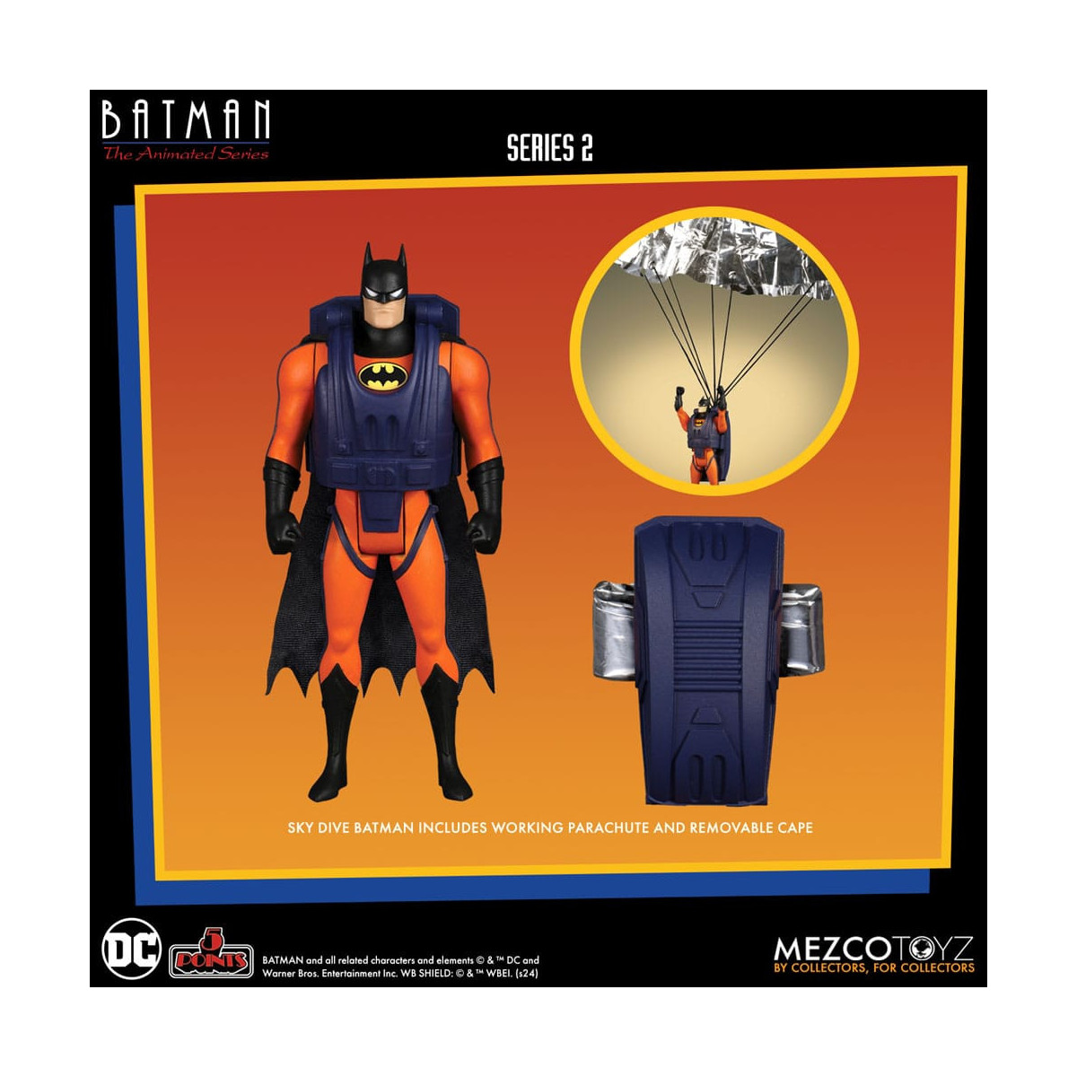 Mezco 5 Puntos - DC Comics Batman: The Animated Series - Deluxe Boxset 4 personajes - Serie 2
