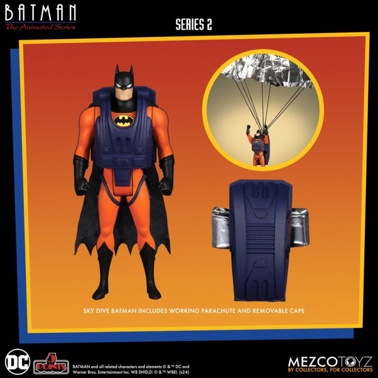 Mezco 5 Puntos - DC Comics Batman: The Animated Series - Deluxe Boxset 4 personajes - Serie 2