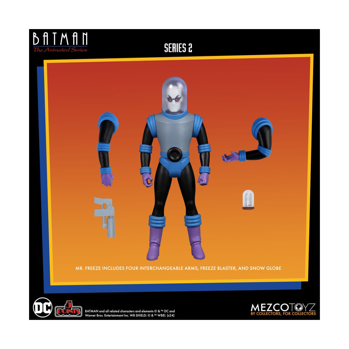 Mezco 5 Puntos - DC Comics Batman: The Animated Series - Deluxe Boxset 4 personajes - Serie 2