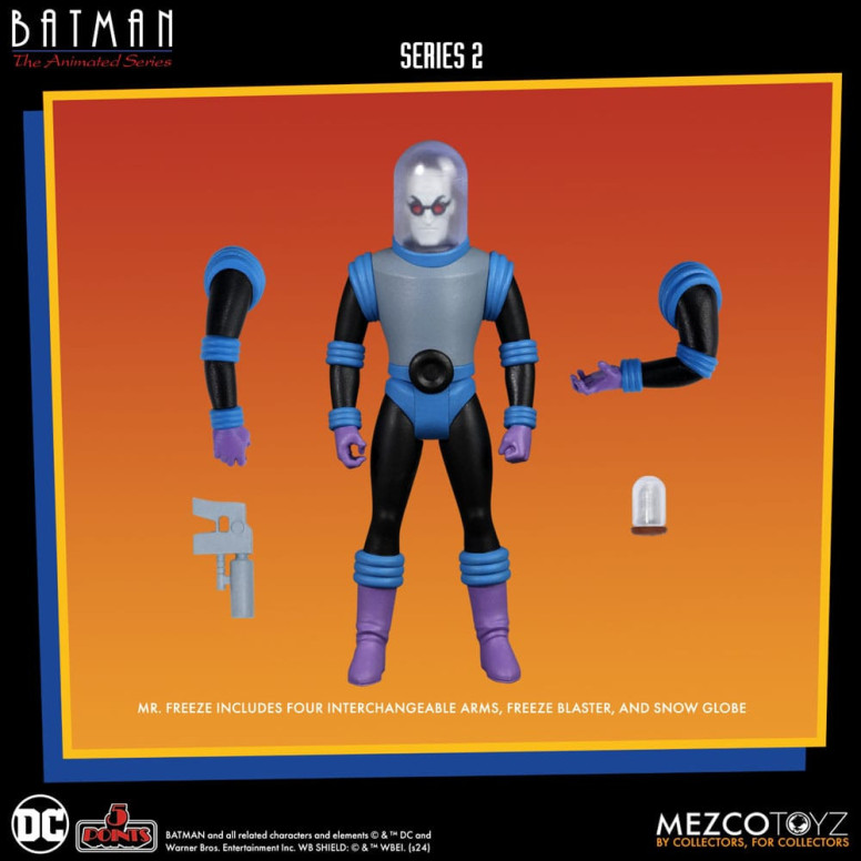 Mezco 5 Puntos - DC Comics Batman: The Animated Series - Deluxe Boxset 4 personajes - Serie 2