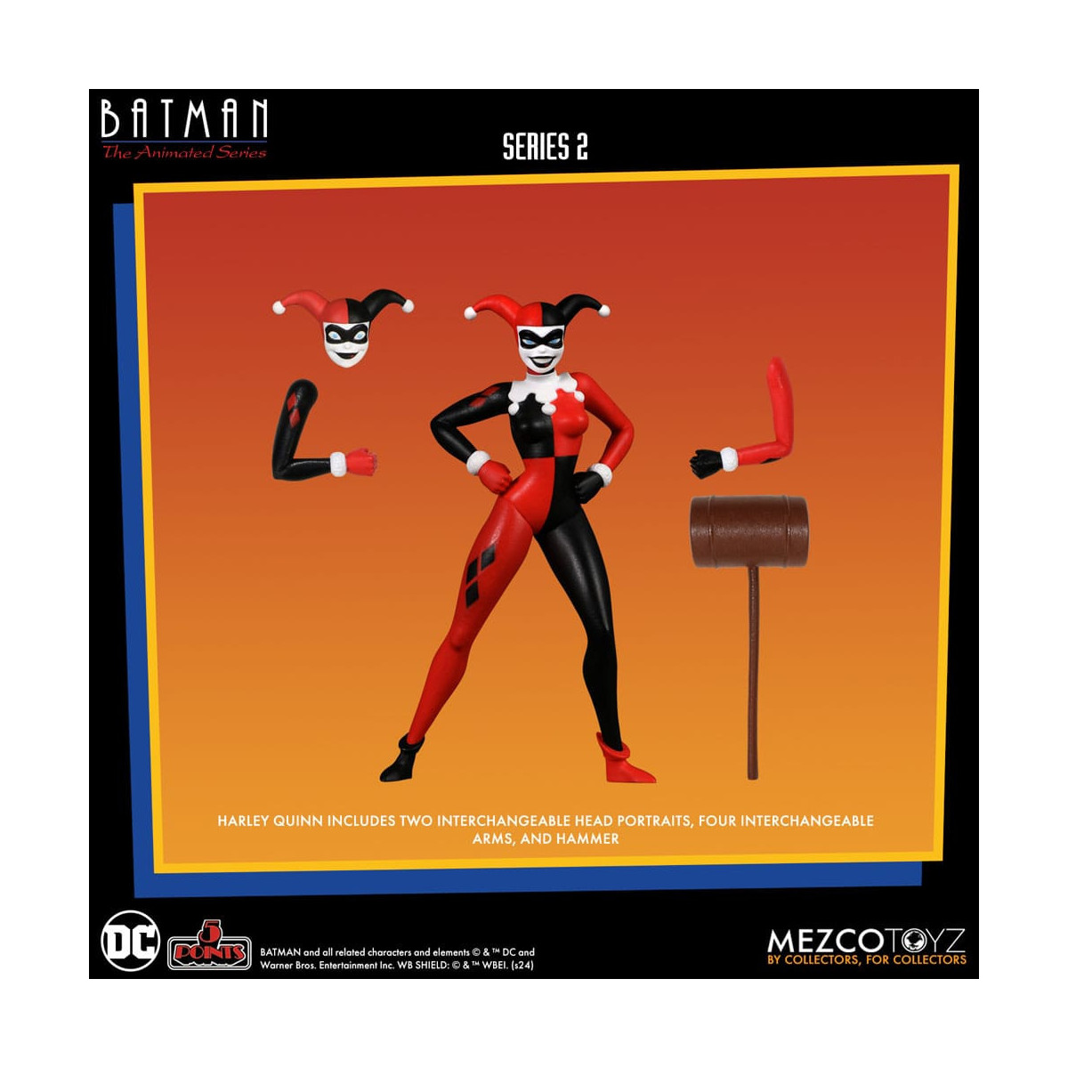 Mezco 5 Puntos - DC Comics Batman: The Animated Series - Deluxe Boxset 4 personajes - Serie 2
