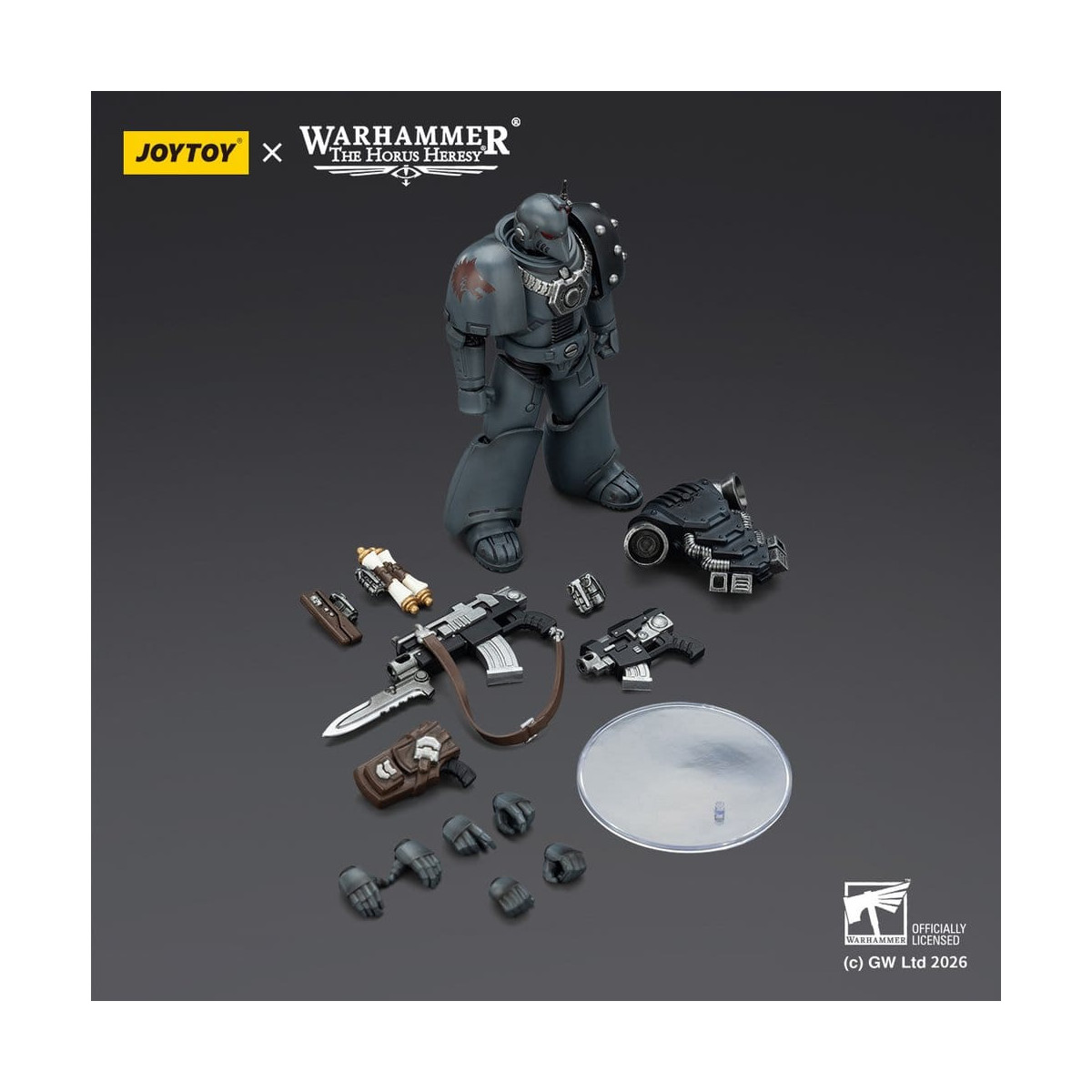 Joytoy - Warhammer - Space Wolves - MKIV Legionario Táctico - La Herejía de Horus