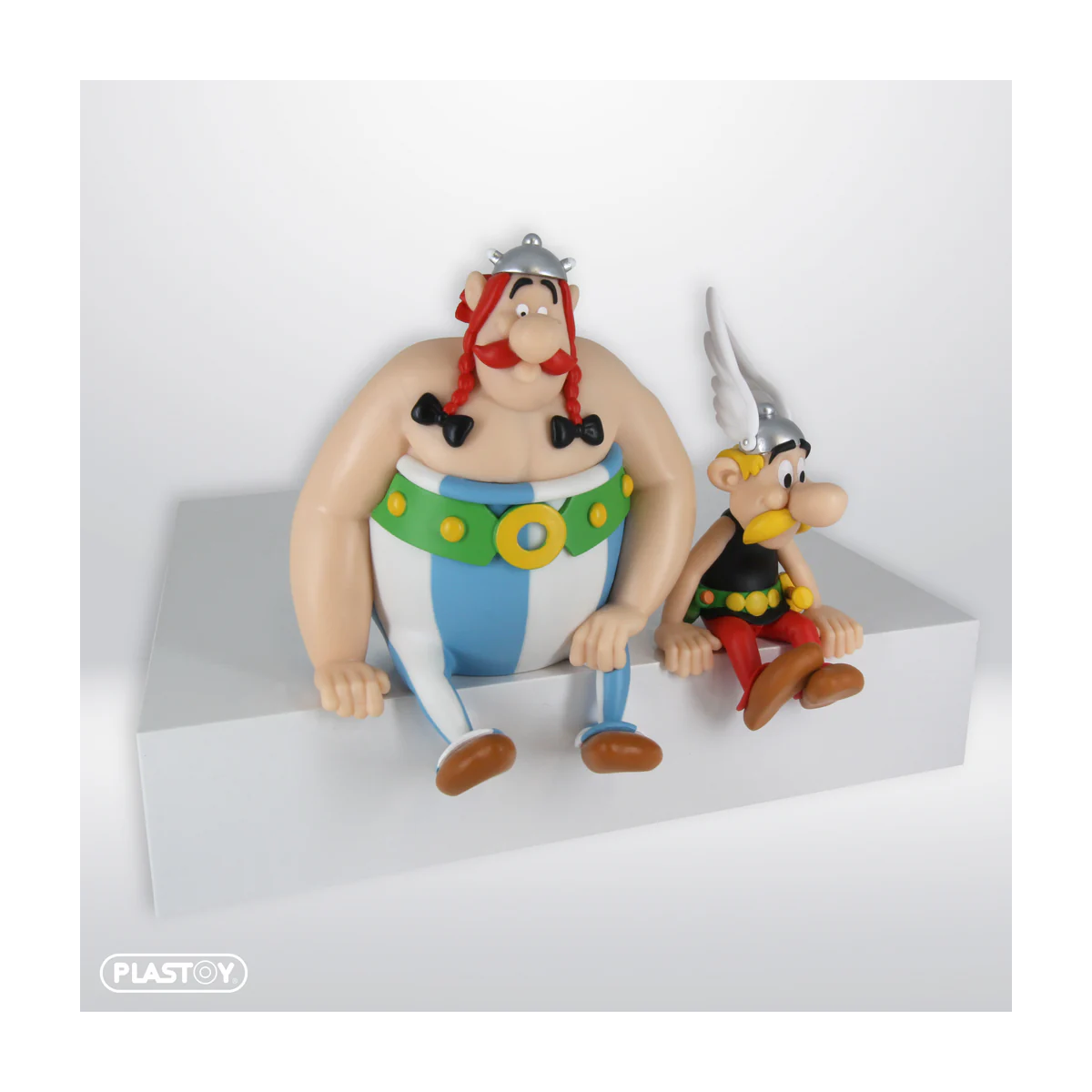Plastoy Asterix - ASTERIX Y OBELIX SENTADOS
