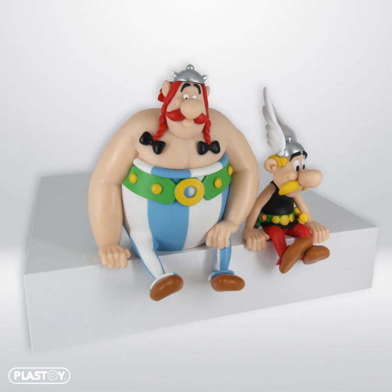 Plastoy Asterix - ASTERIX Y OBELIX SENTADOS