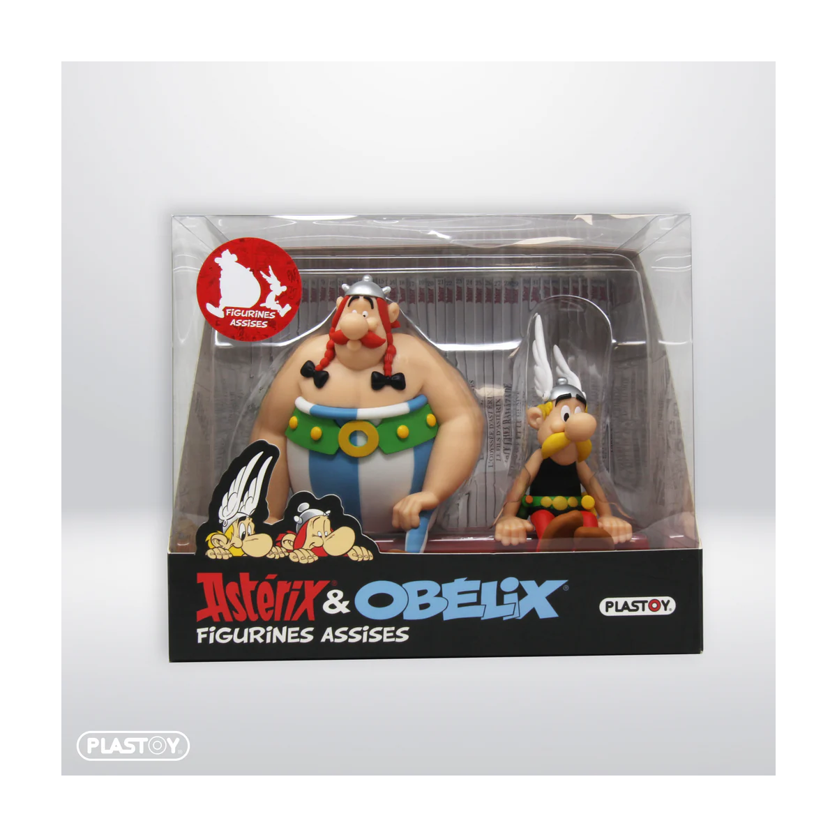 Plastoy Asterix - ASTERIX Y OBELIX SENTADOS