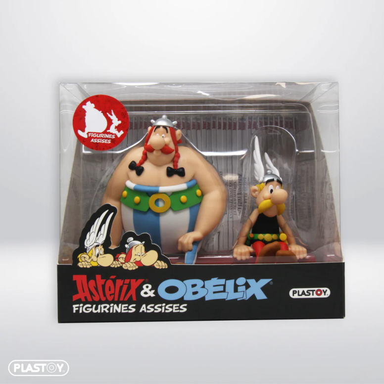 Plastoy Asterix - ASTERIX Y OBELIX SENTADOS