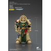 JoyToy Space Marines - Dark Angels - Caballero Alamuerte con Espada de Poder Escudo de Tormenta y homer teletransportador 1/18 -