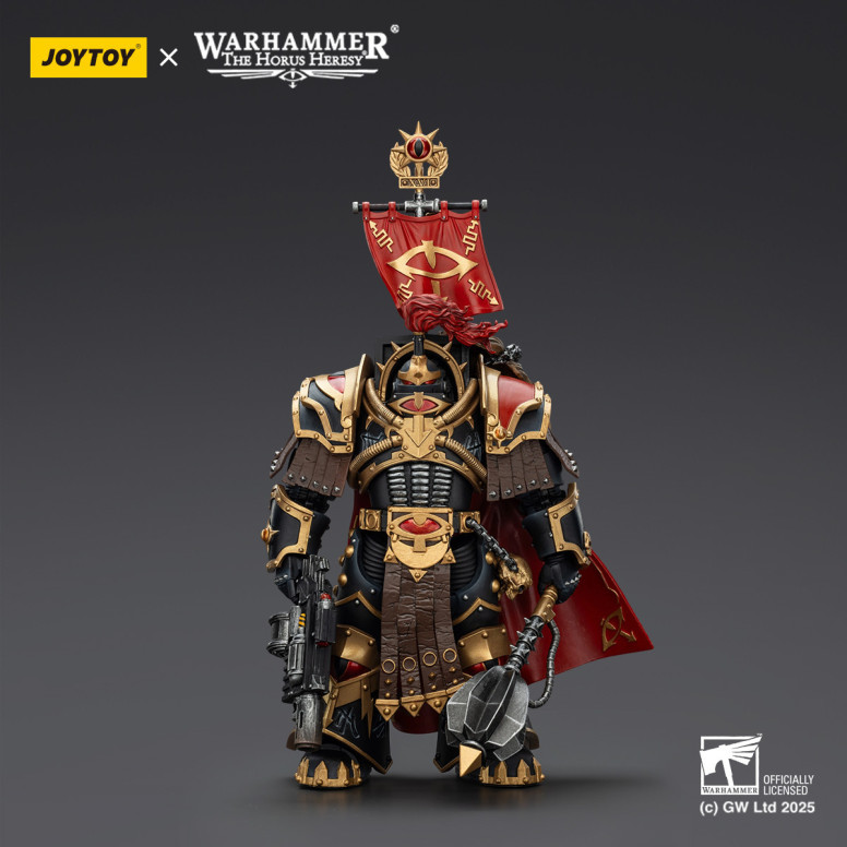 JoyToy Space Marines - Sons of Horus - Legion Cataphractii Praetor con Combi-Melta y Power Maul 1/18 - Warhammer 40K