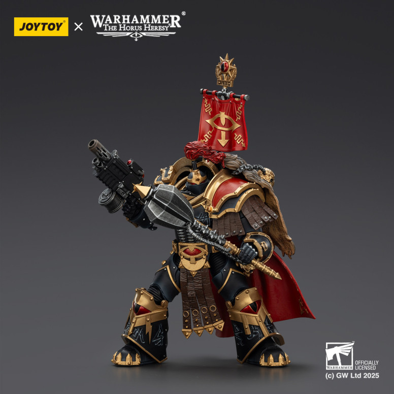 JoyToy Space Marines - Sons of Horus - Legion Cataphractii Praetor con Combi-Melta y Power Maul 1/18 - Warhammer 40K