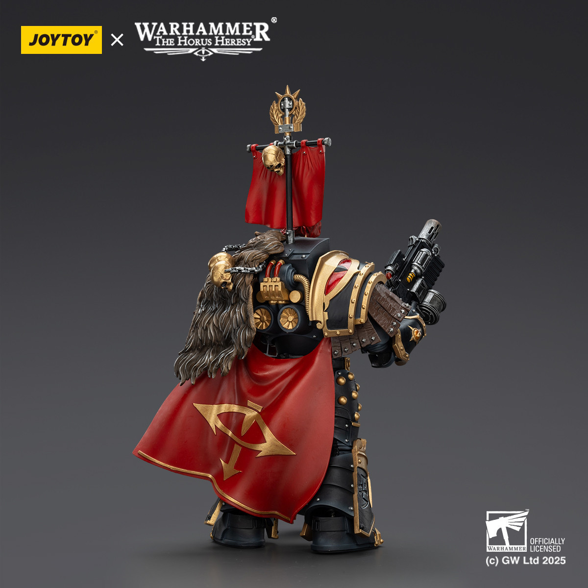 JoyToy Space Marines - Sons of Horus - Legion Cataphractii Praetor con Combi-Melta y Power Maul 1/18 - Warhammer 40K