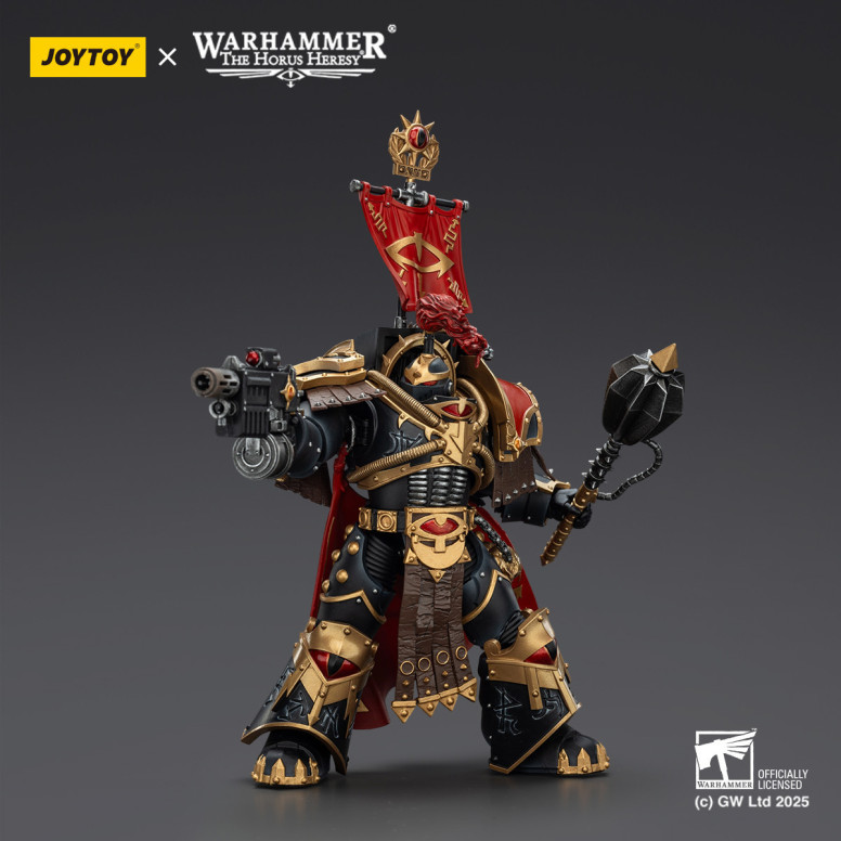 JoyToy Space Marines - Sons of Horus - Legion Cataphractii Praetor con Combi-Melta y Power Maul 1/18 - Warhammer 40K