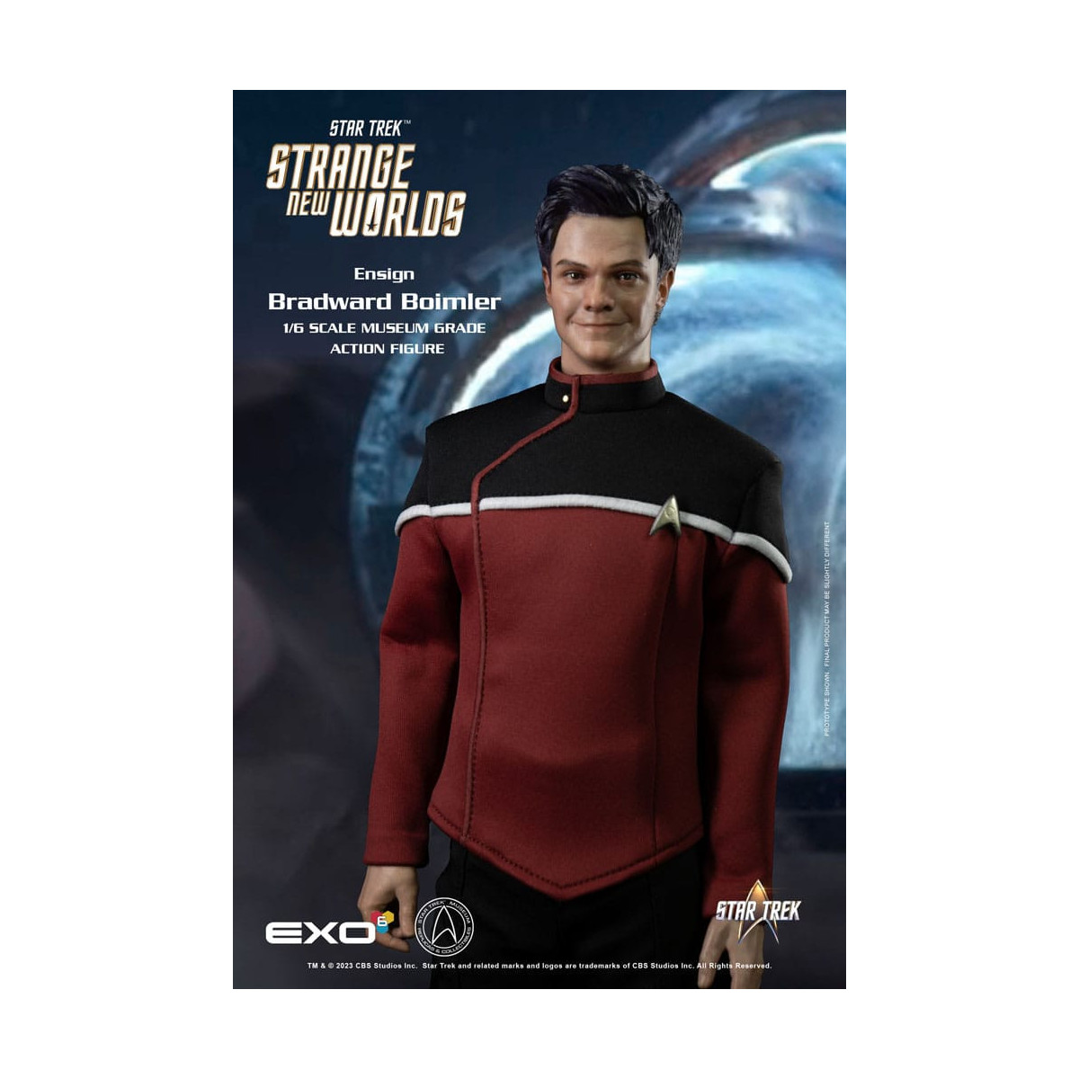 EXO-6 - Star Trek: Strange New Worlds - Figura del Alférez Boimler a escala 1:6