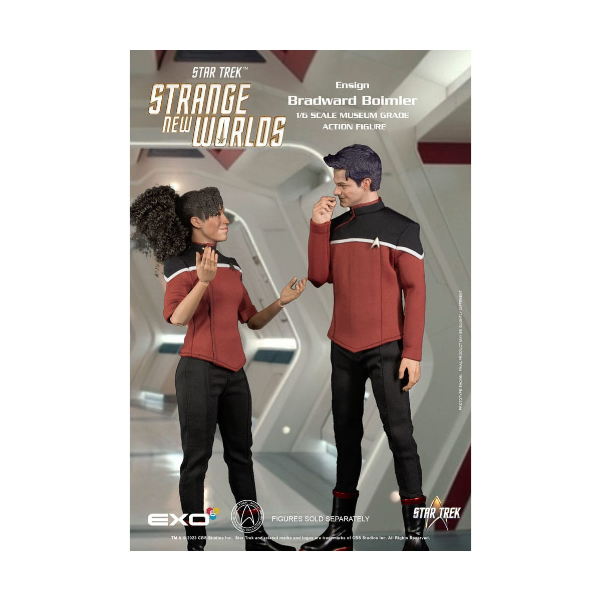 EXO-6 - Star Trek: Strange New Worlds - Figura del Alférez Boimler a escala 1:6