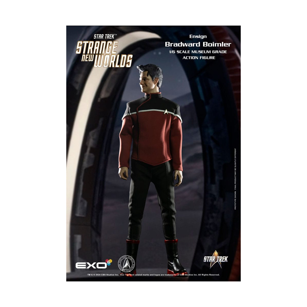 EXO-6 - Star Trek: Strange New Worlds - Figura del Alférez Boimler a escala 1:6
