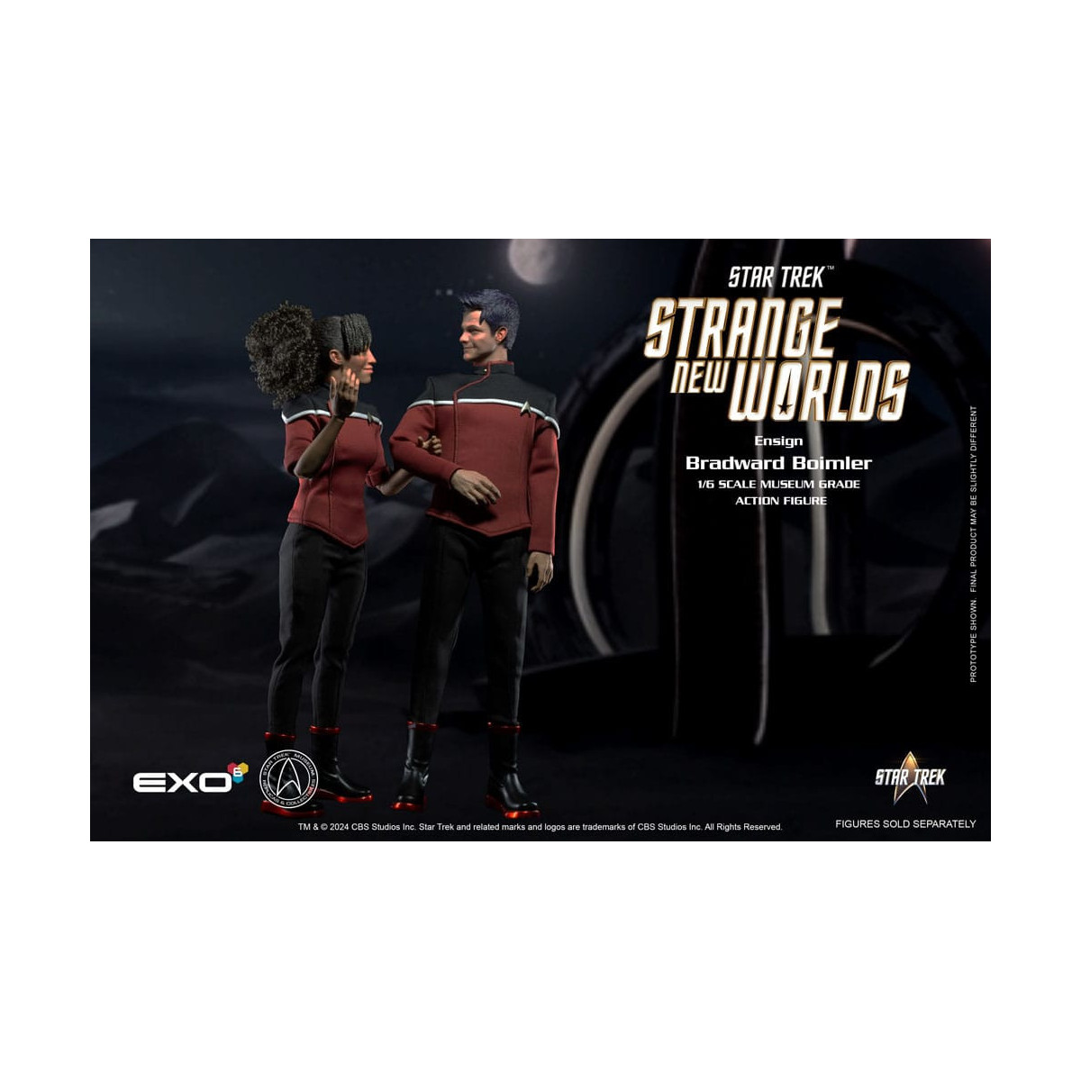 EXO-6 - Star Trek: Strange New Worlds - Figura del Alférez Boimler a escala 1:6