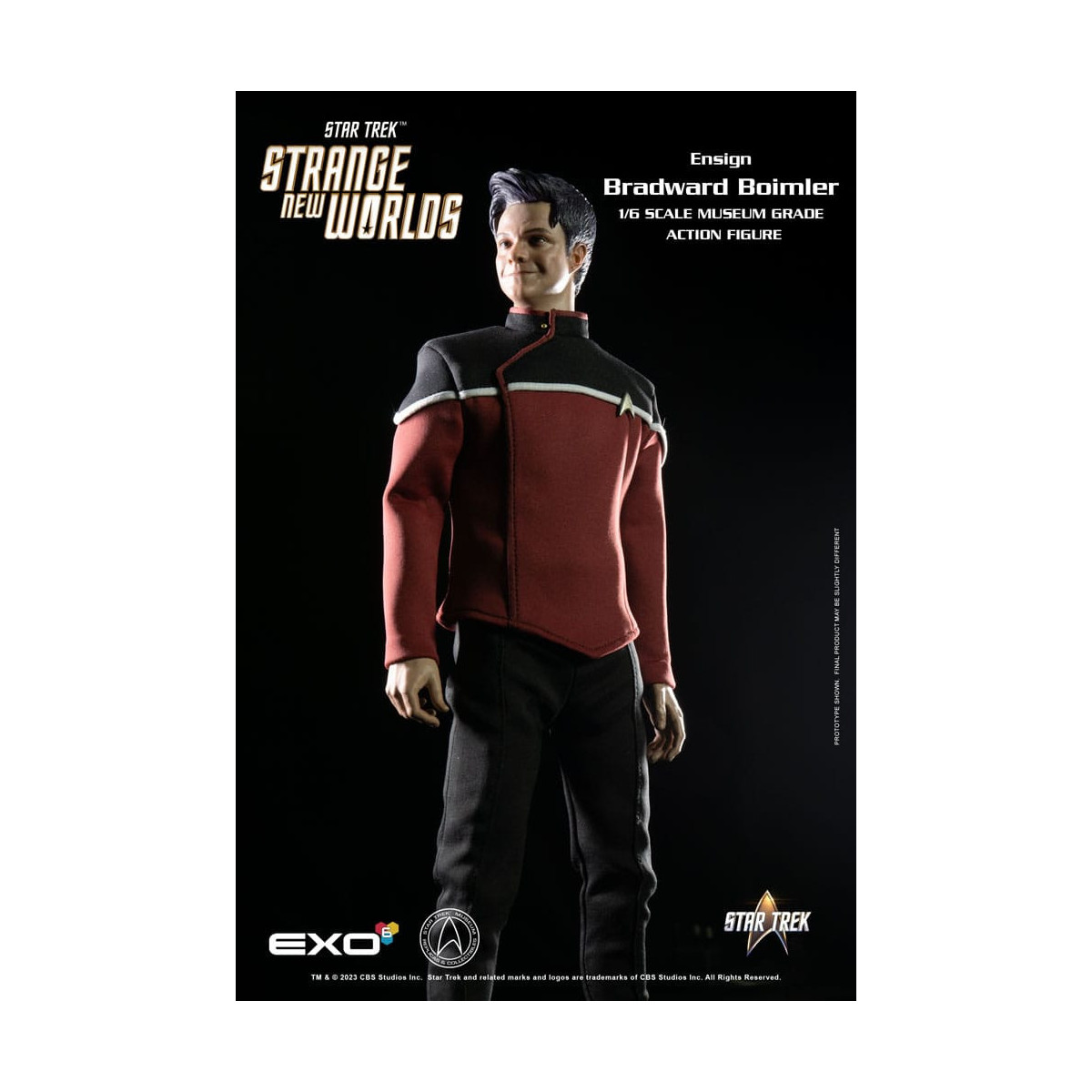EXO-6 - Star Trek: Strange New Worlds - Figura del Alférez Boimler a escala 1:6