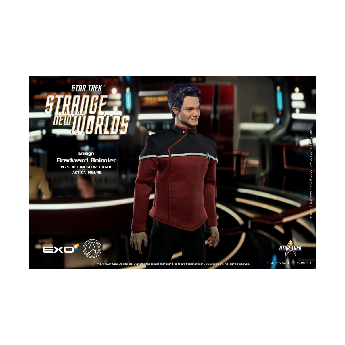 EXO-6 - Star Trek: Strange New Worlds - Figura del Alférez Boimler a escala 1:6