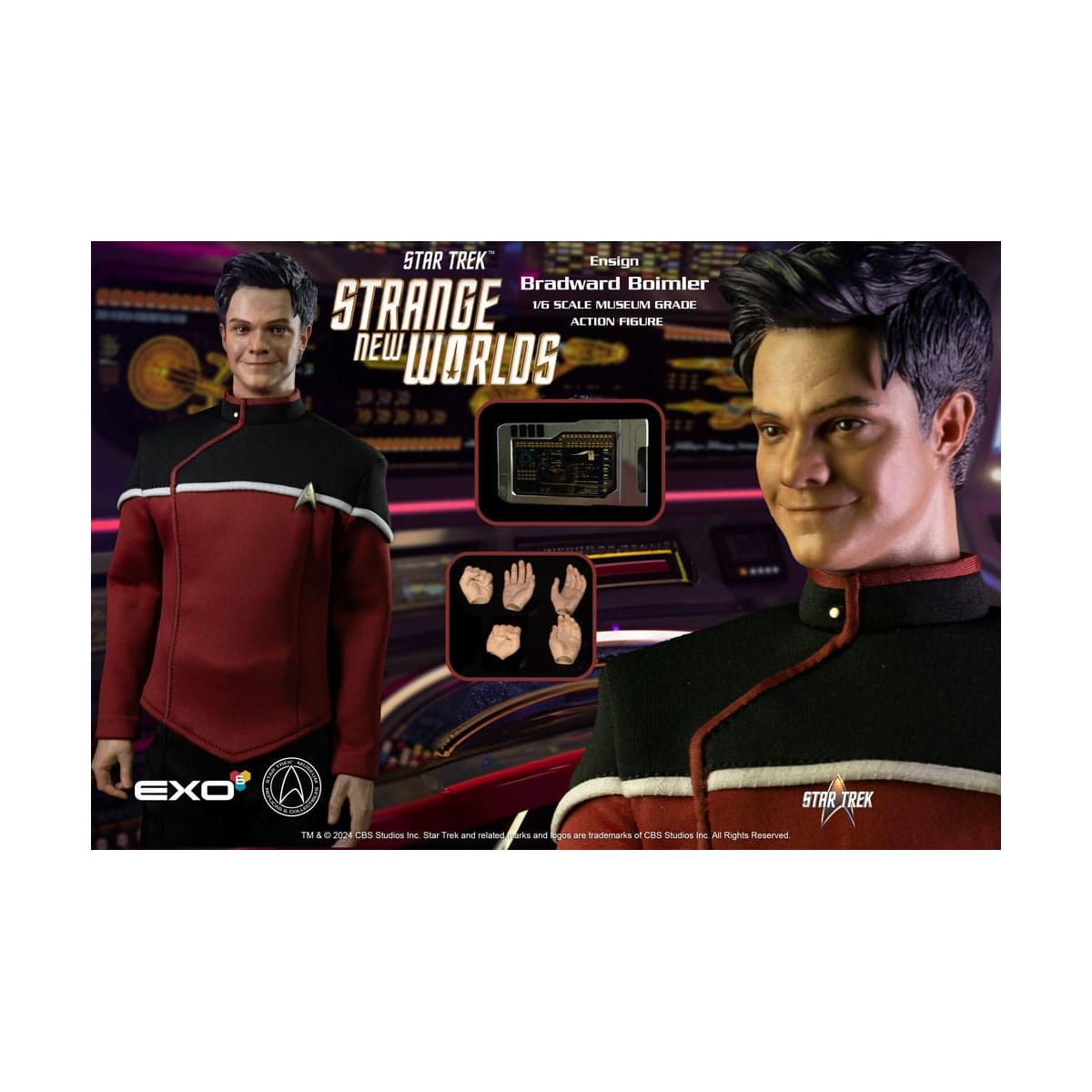 EXO-6 - Star Trek: Strange New Worlds - Figura del Alférez Boimler a escala 1:6